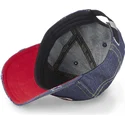 blaue-gebogene-cowboy-mutze-moto-club-moto-von-von-dutch