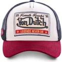 trucker-cap-weiss-marineblau-und-rot-legends-never-die-cas-wb07-von-von-dutch