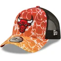 cepice-zaoblena-oranzova-snapback-a-frame-summer-city-chicago-bulls-nba-new-era