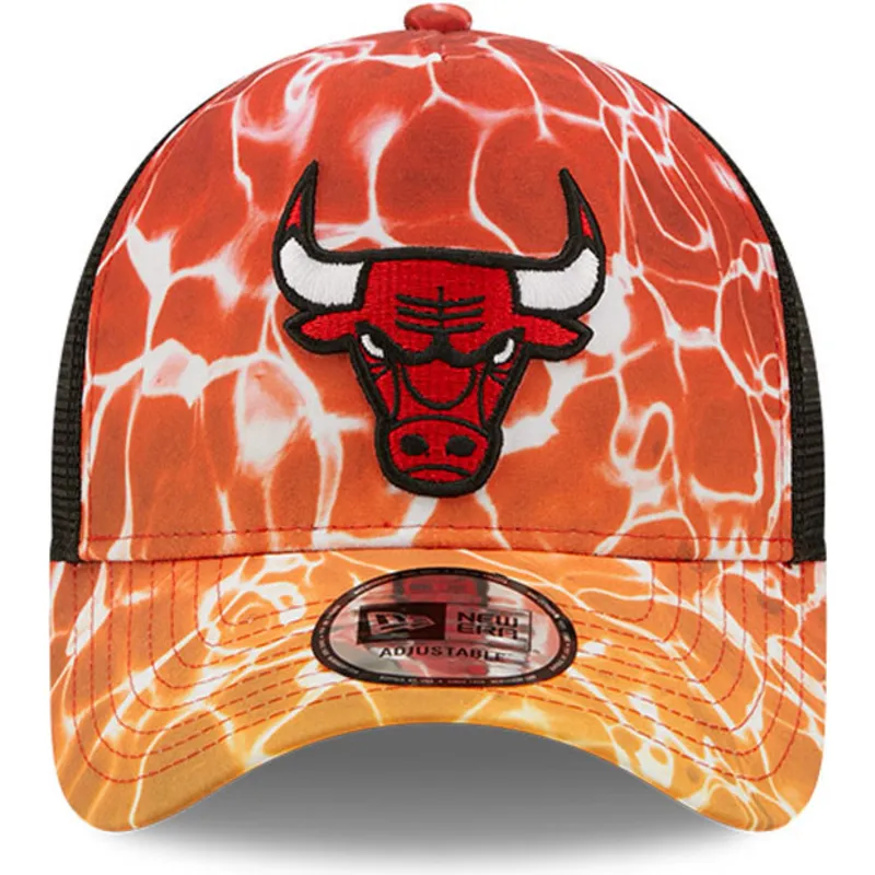 cepice-zaoblena-oranzova-snapback-a-frame-summer-city-chicago-bulls-nba-new-era