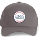 graue-snapback-curved-cap-kustom-kulture-col-gre-von-von-dutch