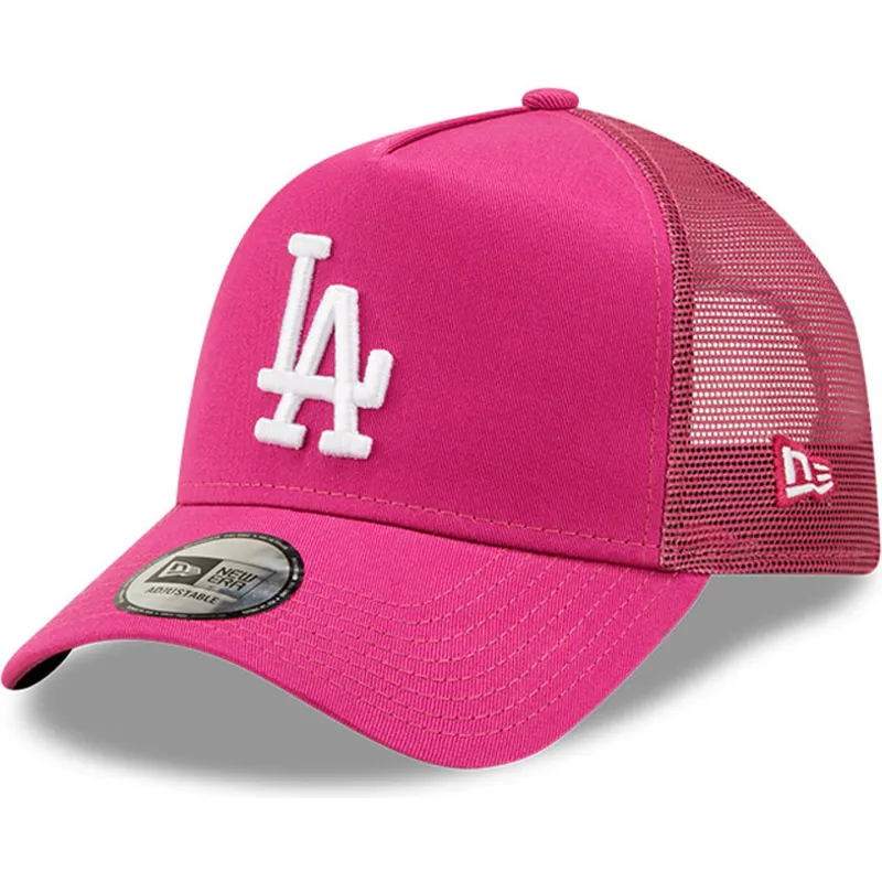 cepice-zaoblena-ruzova-snapback-a-frame-tonal-mesh-los-angeles-dodgers-mlb-new-era