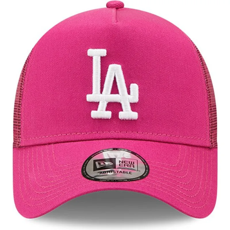 cepice-zaoblena-ruzova-snapback-a-frame-tonal-mesh-los-angeles-dodgers-mlb-new-era