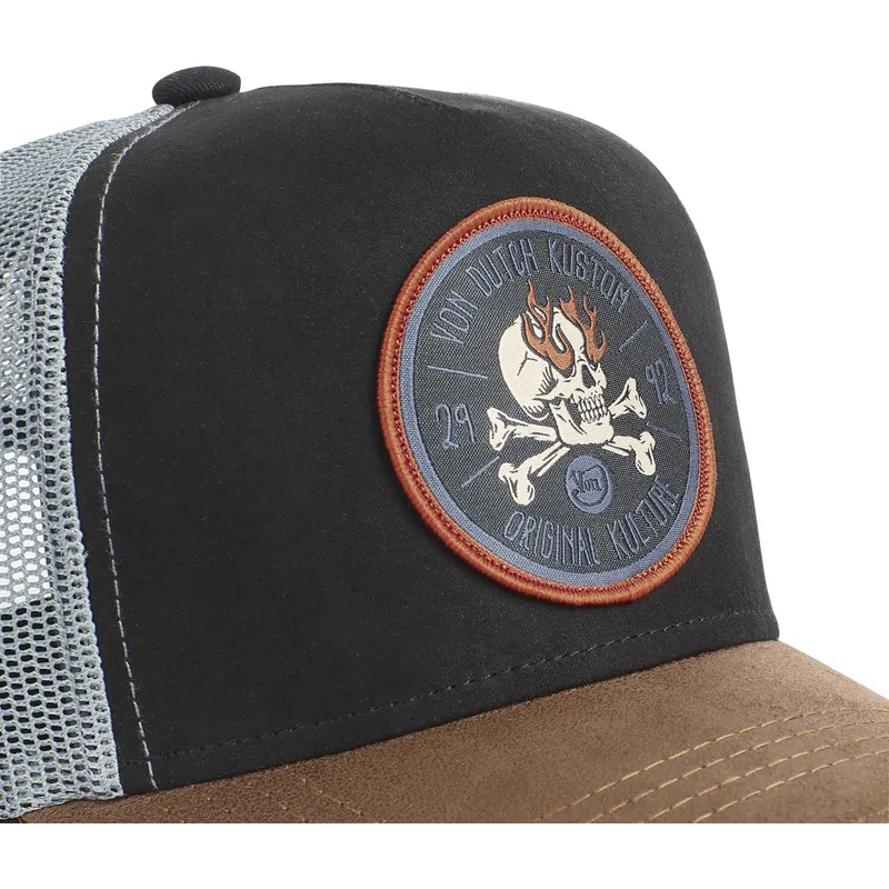 cepice-zaoblena-cerna-snapback-kustom-kulture-skull-sku-von-dutch cepice-zaoblena-cerna-snapback-kustom-kulture-skull-sku-von-dutch