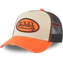 cepice-zaoblena-zadne-zvire-oranzova-snapback-ora-von-dutch