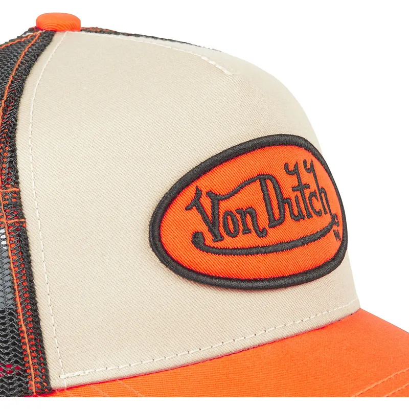 cepice-zaoblena-zadne-zvire-oranzova-snapback-ora-von-dutch