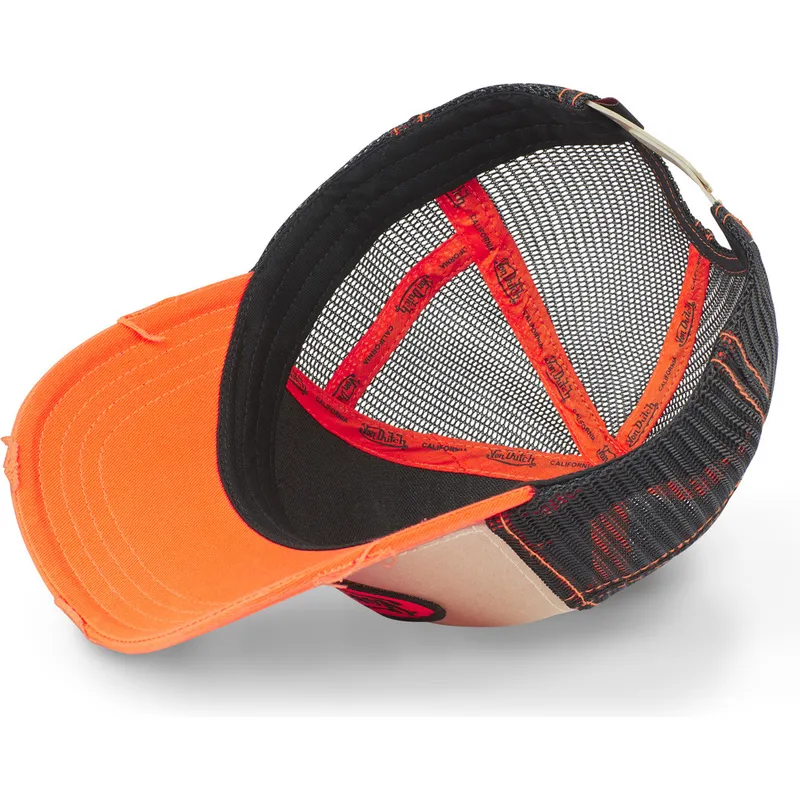 cepice-zaoblena-zadne-zvire-oranzova-snapback-ora-von-dutch