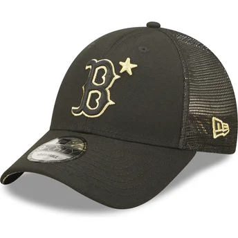 schwarze-trucker-cap-mit-goldenem-logo-9forty-all-star-game-der-boston-red-sox-mlb-von-new-era