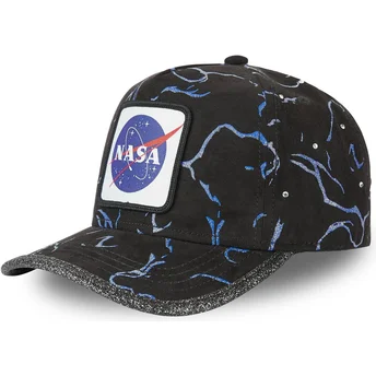 Schwarze verstellbare Curved Cap GLI NASA von Capslab