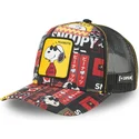 schwarze-trucker-kappe-snoopy-joe-cool-pea-sam1-peanuts-von-capslab