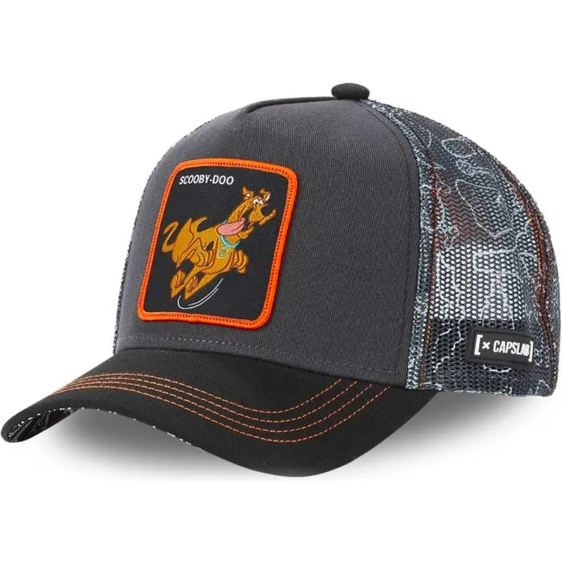 cepice-zaoblena-cerna-snapback-stu-scooby-doo-capslab