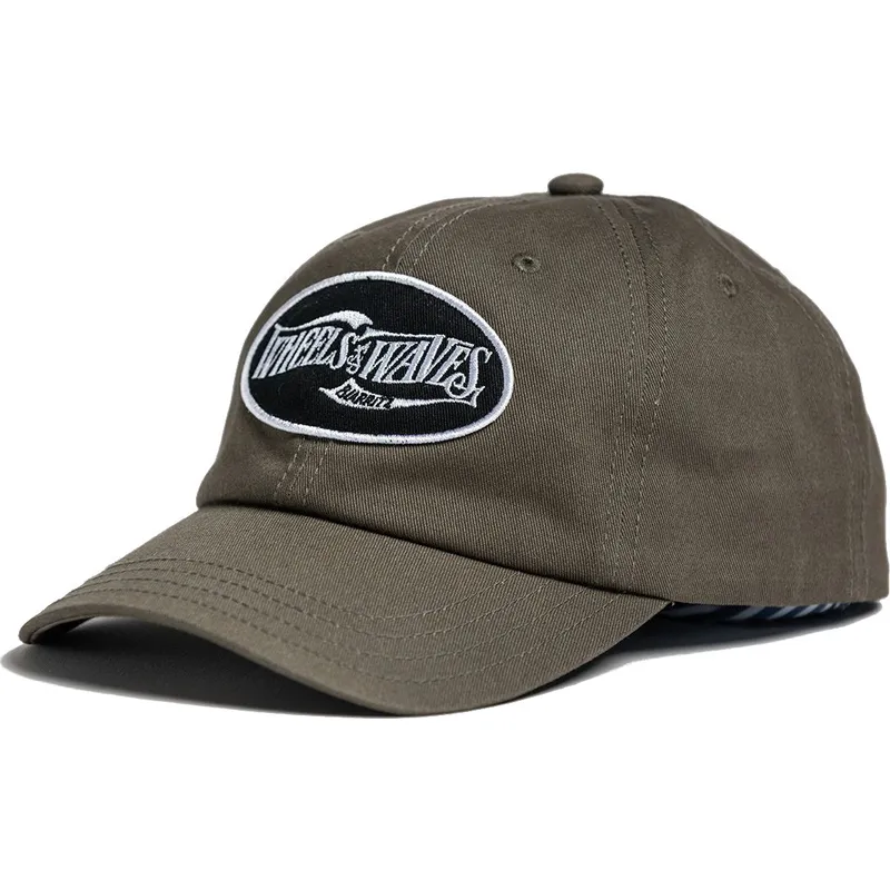 braune-gebogene-snapback-kappe-commando-ww14-von-wheels-and-waves