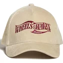 wheels-and-waves-curved-brim-enjoy-ww20-beige-adjustable-cap