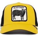 gelbe-und-schwarze-trucker-kappe-schaf-the-black-sheep-the-farm-von-goorin-bros