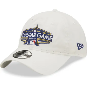 Weiße verstellbare gebogene Kappe 9TWENTY All Star Game Core Classic der Los Angeles Dodgers MLB von New Era