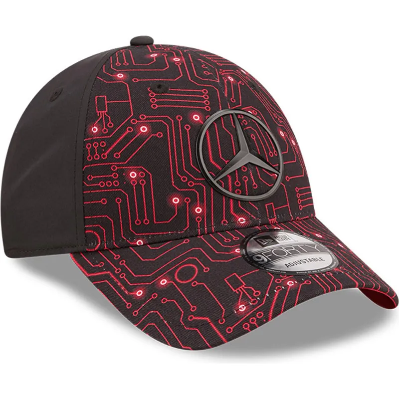 cepice-zaoblena-cervena-nastavitelny-9forty-esports-grand-prix-mercedes-formula-1-new-era