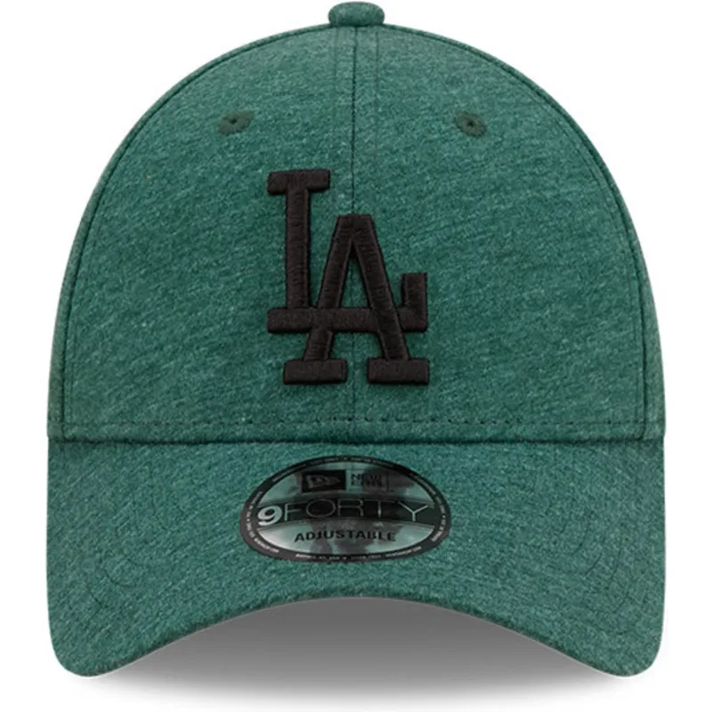 cepice-zaoblena-zelena-nastavitelny-9forty-jersey-essential-los-angeles-dodgers-mlb-new-era