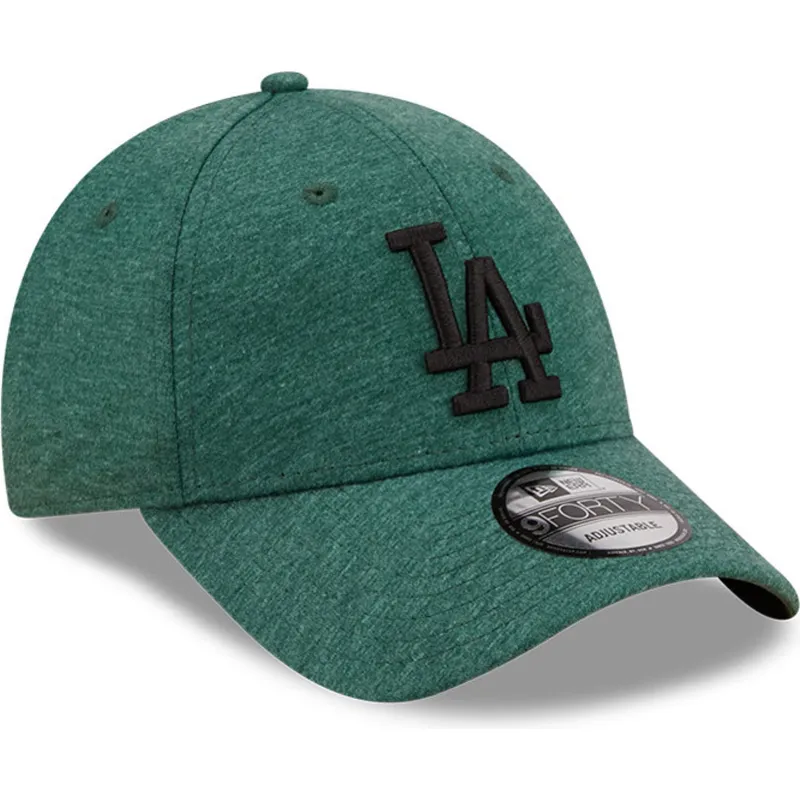 cepice-zaoblena-zelena-nastavitelny-9forty-jersey-essential-los-angeles-dodgers-mlb-new-era