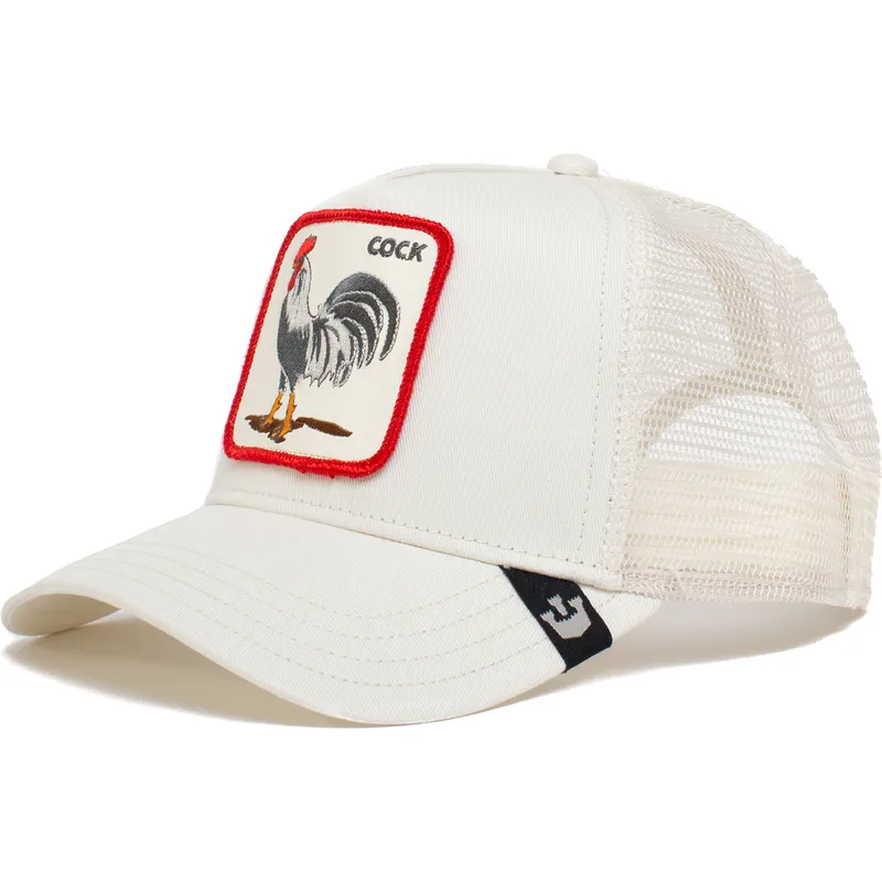 weisse-trucker-kappe-gallo-the-cock-the-farm-von-goorin-bros