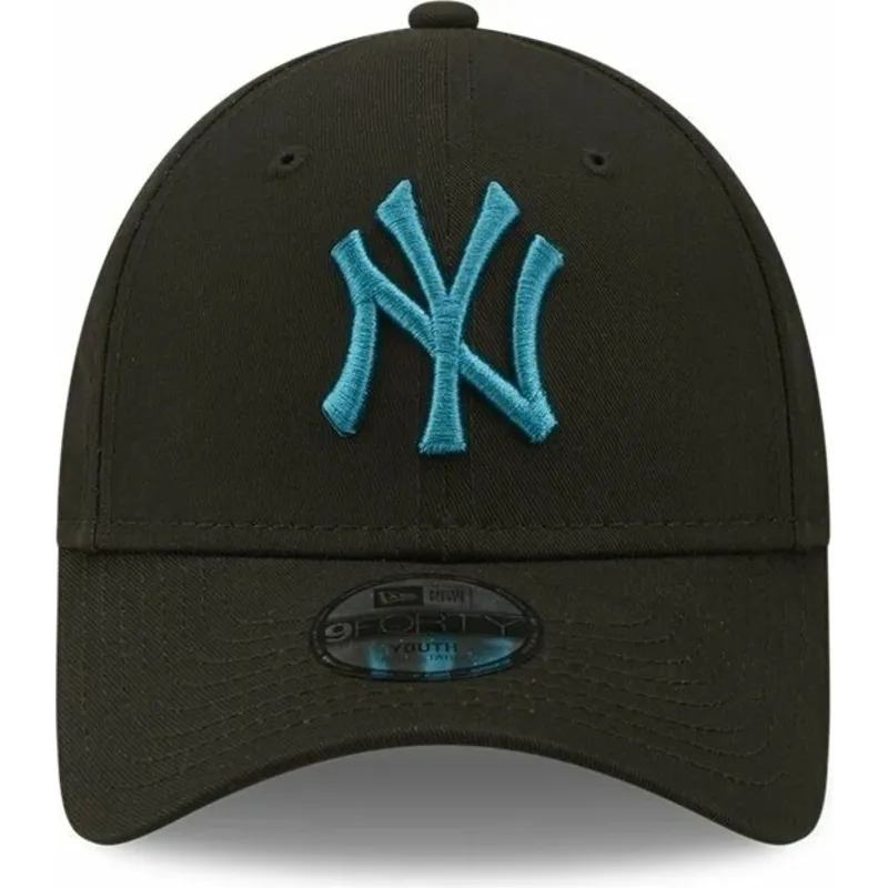 cepice-zaoblena-cerna-nastavitelny-pro-deti-9forty-league-essential-new-york-yankees-mlb-new-era