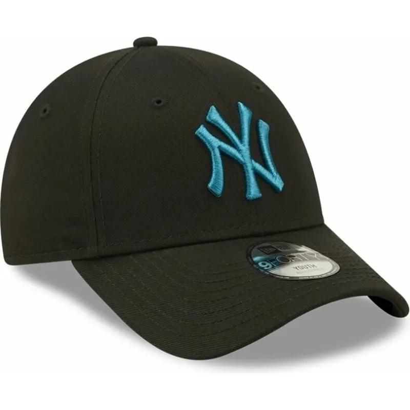 cepice-zaoblena-cerna-nastavitelny-pro-deti-9forty-league-essential-new-york-yankees-mlb-new-era