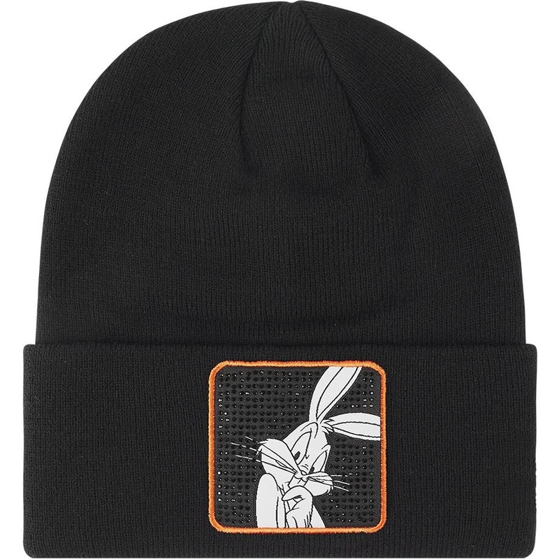 capslab-bugs-bunny-bon-tbu1-looney-tunes-black-beanie