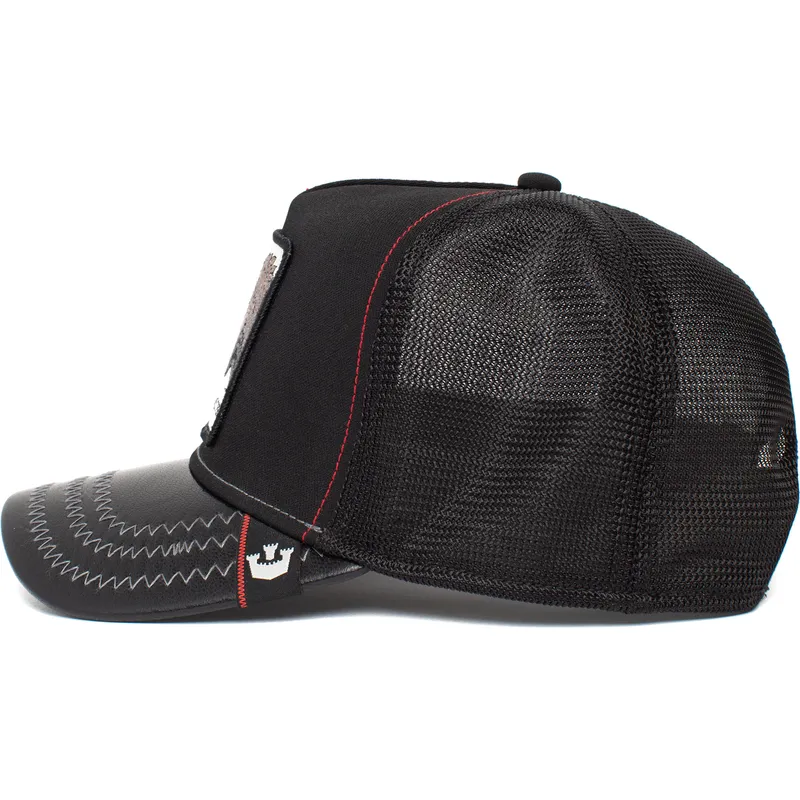 cepice-zaoblena-cerna-snapback-monster-tyrant-king-the-farm-goorin-bros cepice-zaoblena-cerna-snapback-monster-tyrant-king-the-farm-goorin-bros