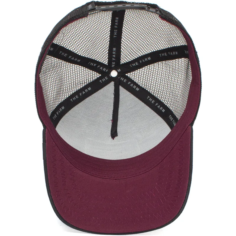 cepice-zaoblena-cervena-snapback-the-bull-the-farm-goorin-bros