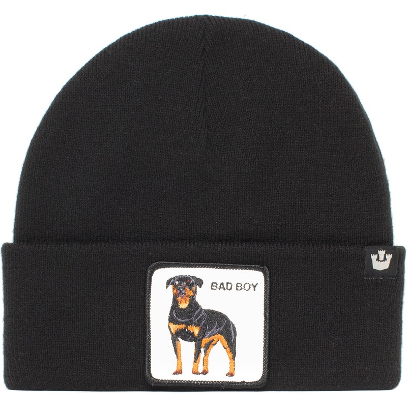 goorin-bros-rottweiler-dog-bad-boy-naughty-hawty-the-farm-black-beanie