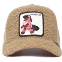 goorin-bros-kinder-trucker-cap-aus-braunem-sherpa-mit-pluschpferd-horse-play-little-horsey-the-farm
