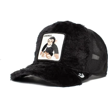 schwarze-trucker-kappe-aus-schaffell-fur-kinder-pluschaffe-bananas-little-nanner-the-farm-von-goorin-bros