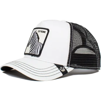Čepice zaoblená žádné zvíře bílá snapback pro děti cebra Extreme Little Stripe The Farm The Farm de Goorin Bros.