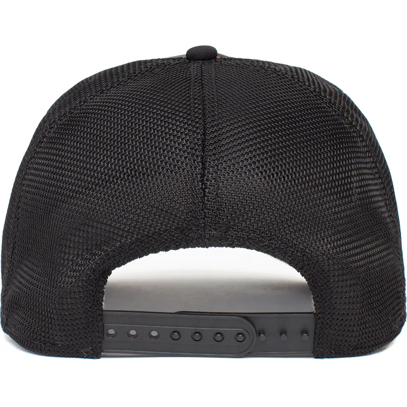 schwarze-trucker-kappe-fur-jungen-dinosaurier-t-rex-little-monster-the-farm-von-goorin-bros