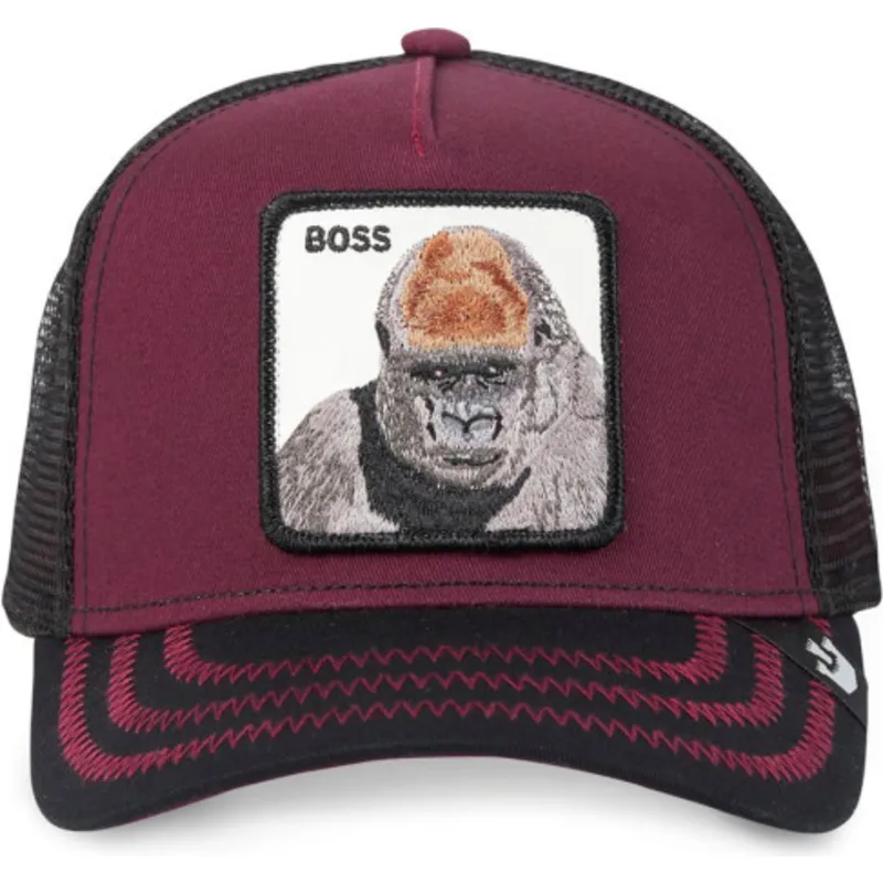 cepice-zaoblena-cervena-snapback-the-boss-the-farm-goorin-bros