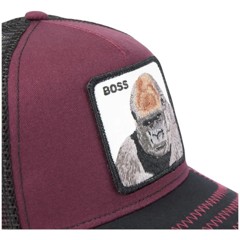 cepice-zaoblena-cervena-snapback-the-boss-the-farm-goorin-bros