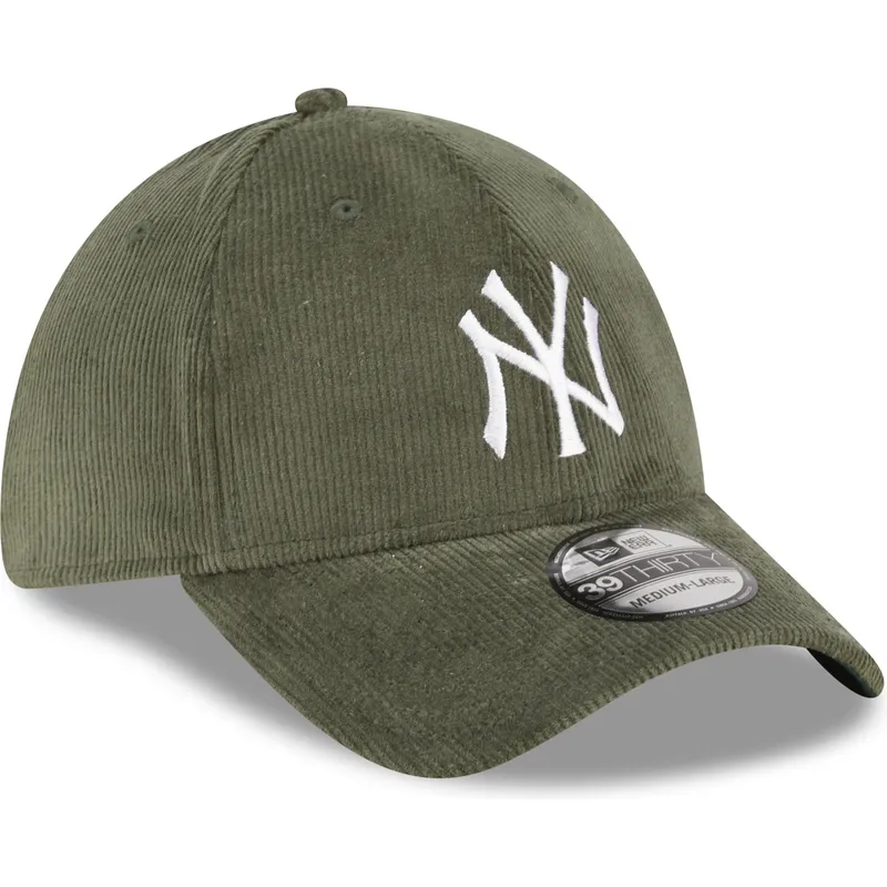 cepice-zaoblena-zelena-prilehava-39thirty-cord-new-york-yankees-mlb-new-era