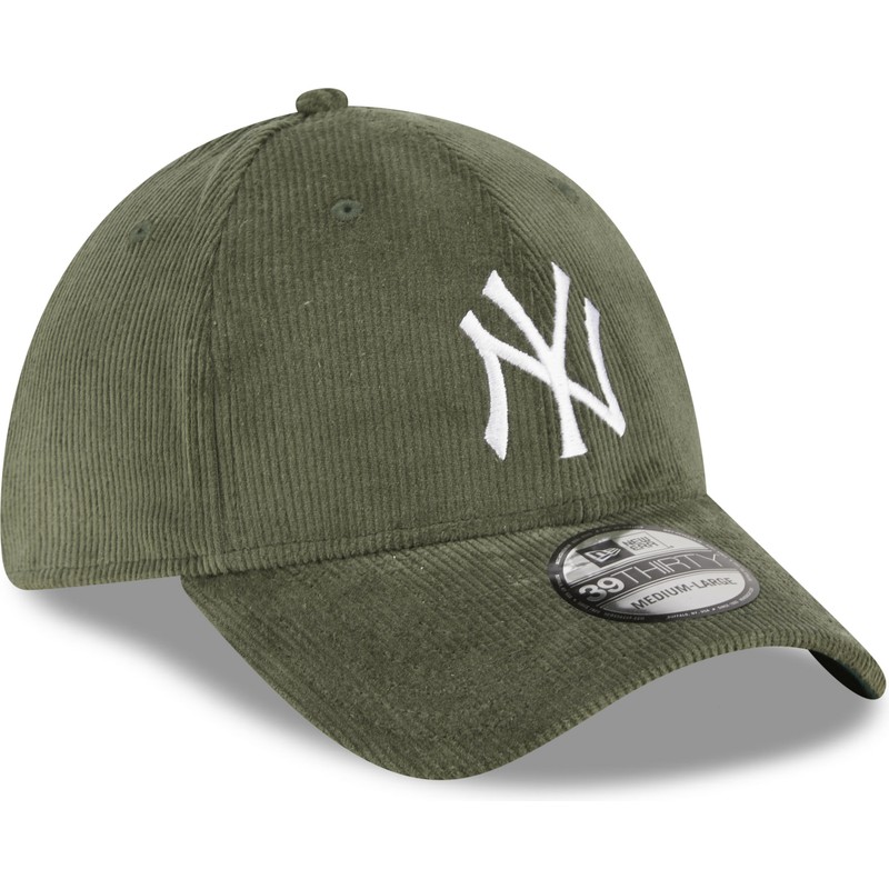 new-era-curved-brim-39thirty-cord-new-york-yankees-mlb-green-fitted-cap