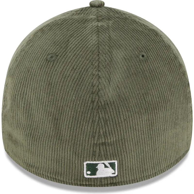 cepice-zaoblena-zelena-prilehava-39thirty-cord-new-york-yankees-mlb-new-era
