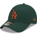 cepice-zaoblena-zelena-nastavitelny-9forty-league-essential-los-angeles-dodgers-mlb-new-era