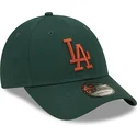 cepice-zaoblena-zelena-nastavitelny-9forty-league-essential-los-angeles-dodgers-mlb-new-era
