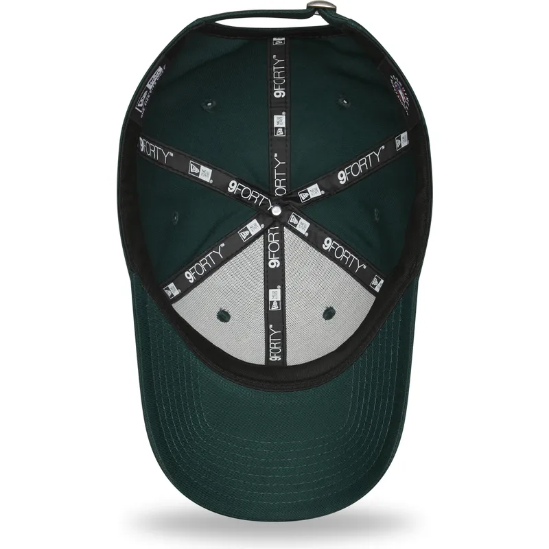 cepice-zaoblena-zelena-nastavitelny-9forty-league-essential-los-angeles-dodgers-mlb-new-era