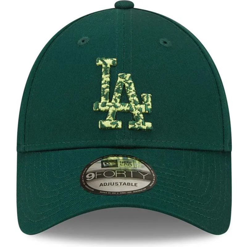 cepice-zaoblena-zelena-nastavitelny-9forty-seasonal-infill-los-angeles-dodgers-mlb-new-era