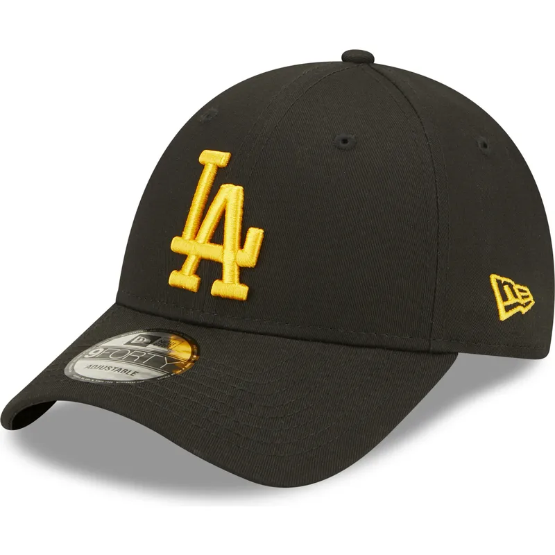 cepice-zaoblena-cerna-nastavitelny-9forty-league-essential-los-angeles-dodgers-mlb-new-era