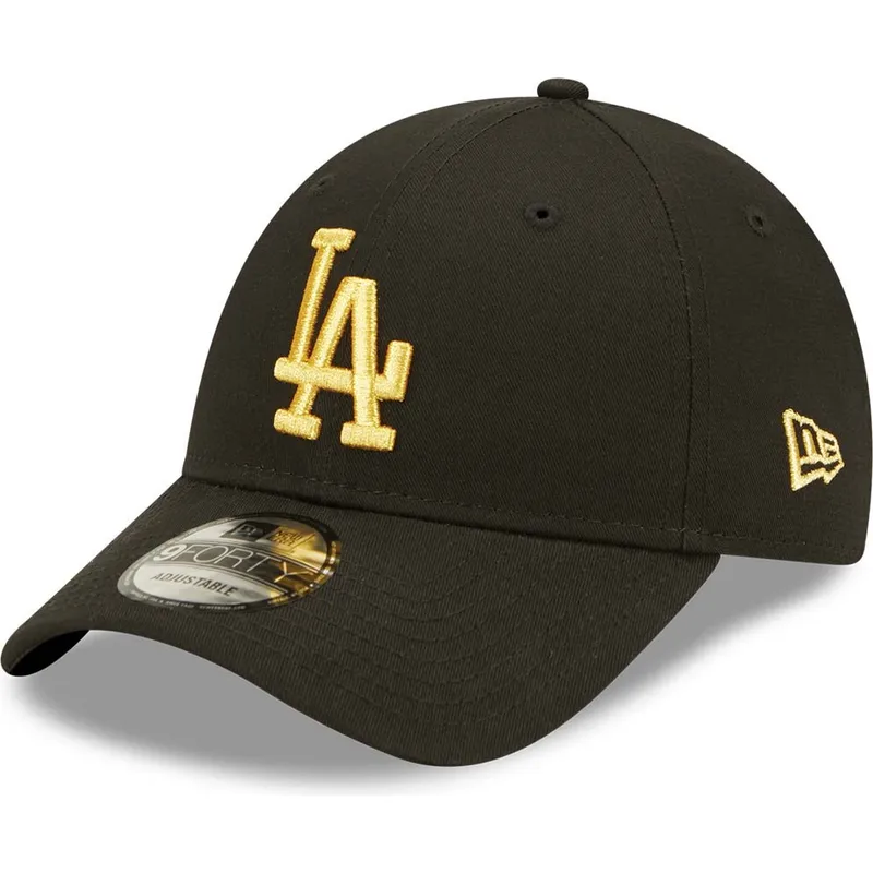 cepice-zaoblena-cerna-nastavitelny-dorado-9forty-metallic-los-angeles-dodgers-mlb-new-era