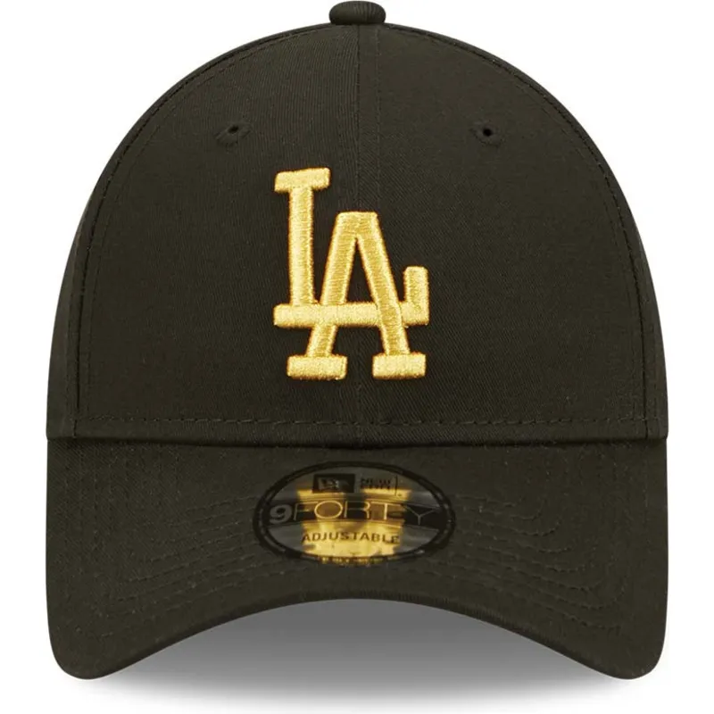 cepice-zaoblena-cerna-nastavitelny-dorado-9forty-metallic-los-angeles-dodgers-mlb-new-era