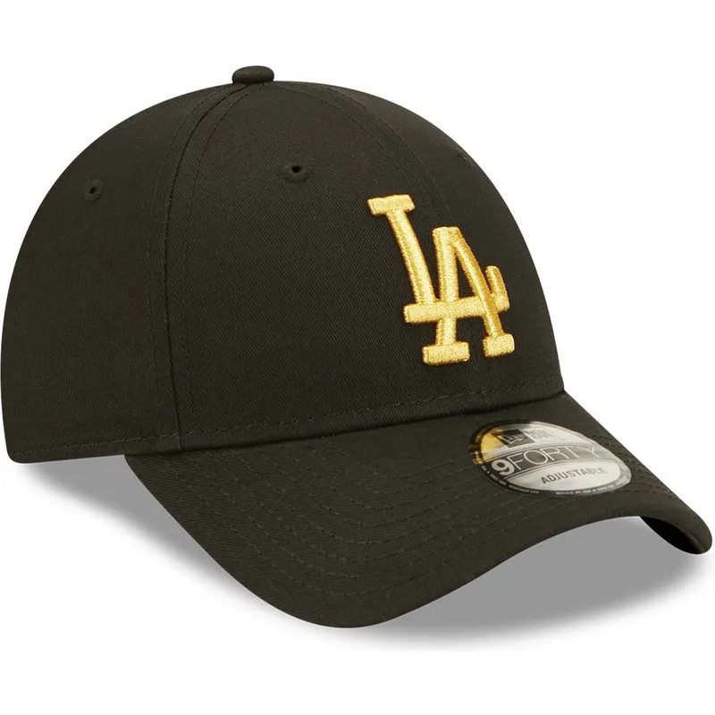 cepice-zaoblena-cerna-nastavitelny-dorado-9forty-metallic-los-angeles-dodgers-mlb-new-era