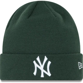 New Era League Essential Cuff New York Yankees MLB Dark Green Beanie