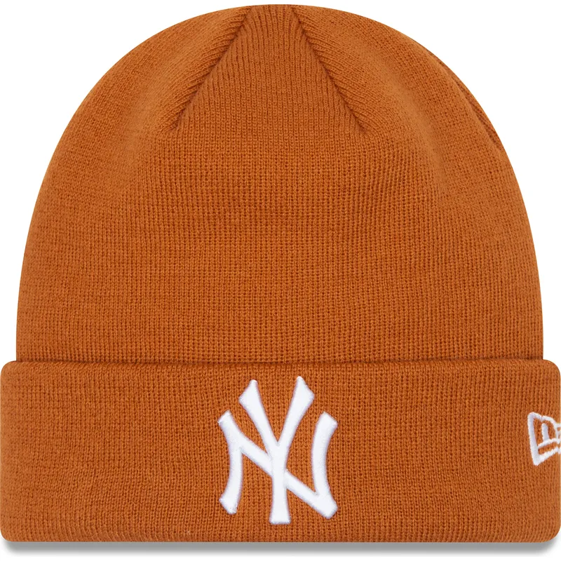cepice-hneda-league-essential-cuff-new-york-yankees-mlb-new-era