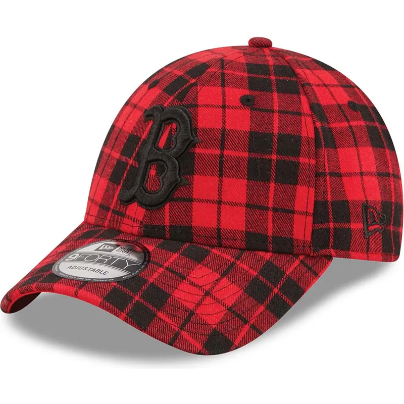 cepice-zaoblena-cervena-nastavitelny-9forty-plaid-boston-red-sox-mlb-new-era