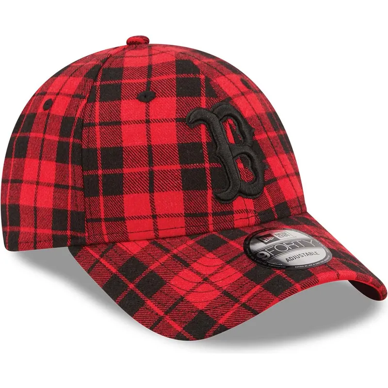 cepice-zaoblena-cervena-nastavitelny-9forty-plaid-boston-red-sox-mlb-new-era